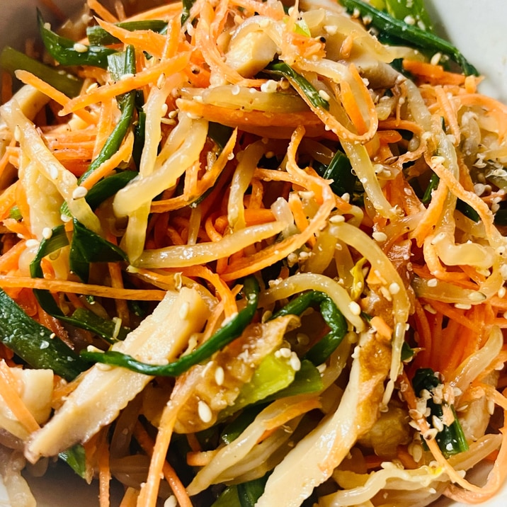 3種の野菜とちくわのナムル